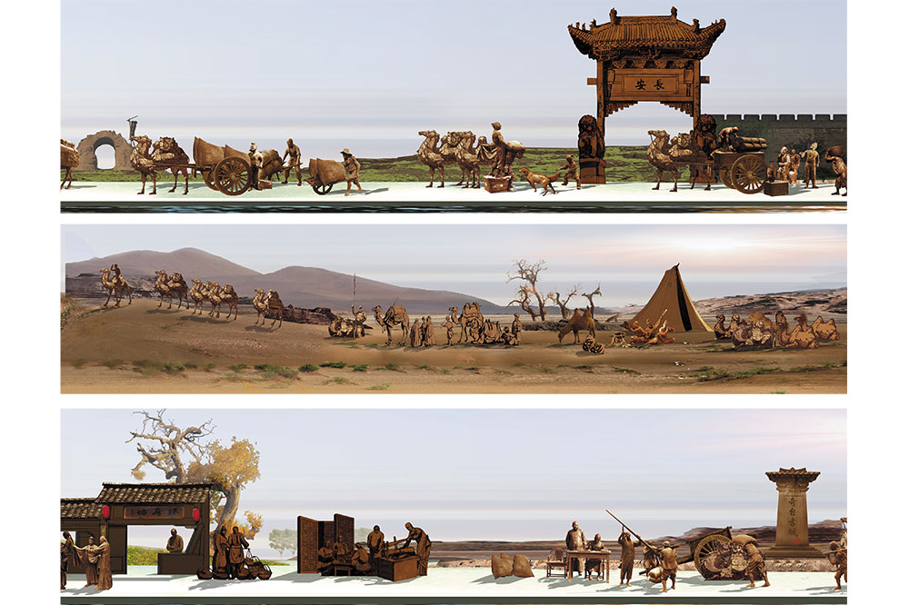 千峰骆驼走奇台