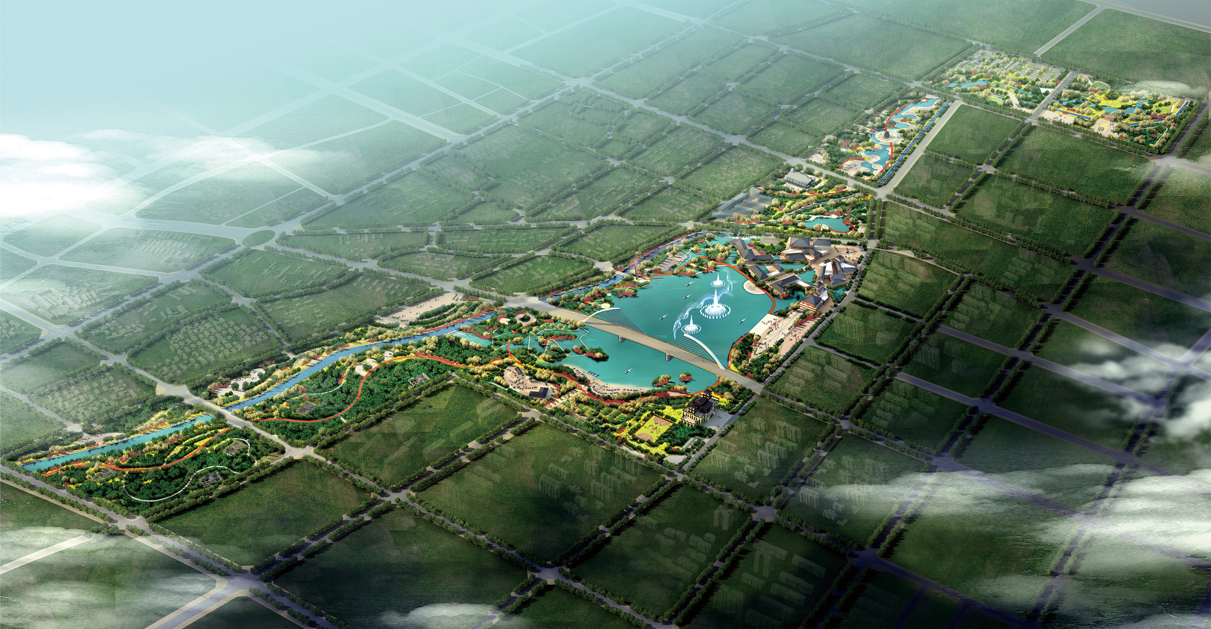 吉木萨尔县庭州湾滨水空间规划设计及施工